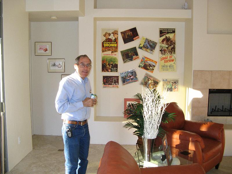 Roger Becksted checking out the neat posters.JPG